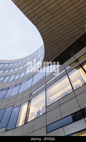 moderne Architektur, Kö-Bogen, Düsseldorf, Nordrhein-Westfalen, Deutschland Stockfoto