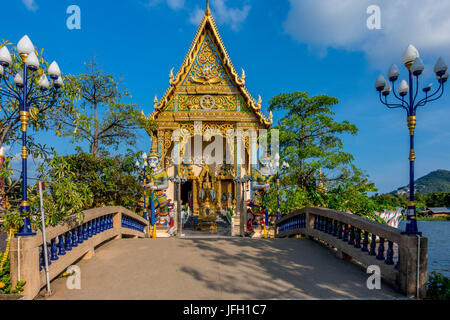 Wat Plai Laem Tempel in Ban Bo Phut, Insel Ko Samui, Thailand, Asien Stockfoto