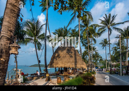 Strandbar, Bo Phut Beach, Insel Ko Samui, Thailand, Asien Stockfoto