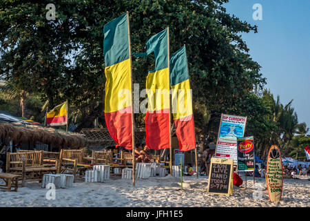 Bar am Strand, Chaweng Beach, Insel Ko Samui, Thailand, Asien Stockfoto