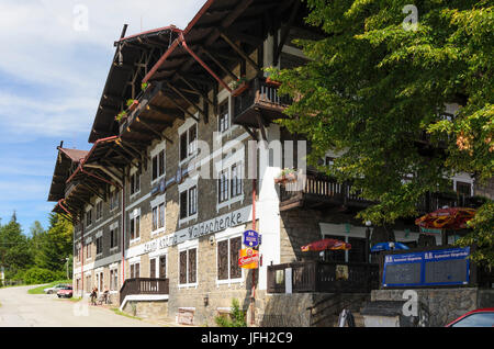 Restaurant Waldtavern, Tschechien, Jihocesky Kraj (Region Südböhmen), Lipno nad Vltavou (Lippen) Stockfoto