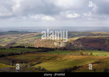 Careg Cennen Castle Stockfoto