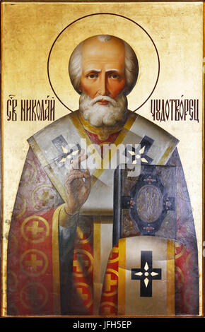 Symbol des Hl. Nikolaus Stockfoto