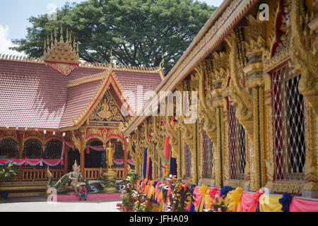 LAOS VIENTIANE WAT SI MUANG Stockfoto