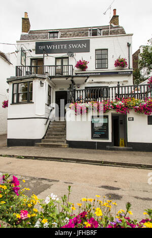 Das White Swan Public House in Twickenham, London, UK Stockfoto