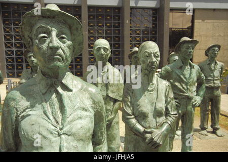 Ein Denkmal Los Presentes in San Jose Costa Rica Stockfoto