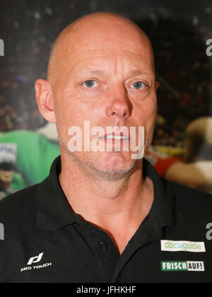 Trainer Magnus Andersson (Frisch Auf Göppingen) Stockfoto