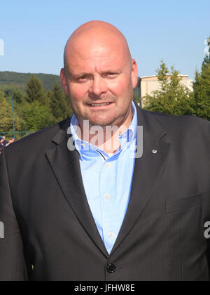 Präsident Nico Kleofas (FSV Wacker 90 Nordhausen) Stockfoto