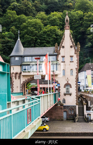 Europa, Deutschland, Rheinland-Pfalz, Landkreis Bernkastel Wittlich, Mittelmosel, Mosel, Traben-Trarbach Trarbach Stockfoto