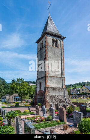 Deutschland, Rheinland-Pfalz, Landkreis Trier-Saarburg, Serrig, Friedhof, Stockfoto