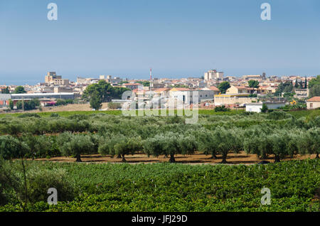 Italien, Süditalien, Sizilien, Sicilia, Provinz Agrigento Menfi Stockfoto