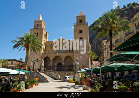 Italien, Süditalien, Sizilien, Sicilia, Cefalú, Kathedrale San Salvatore Stockfoto