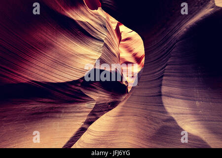 Felsformationen in den Antelope Canyon National Park, Arizona, USA Stockfoto