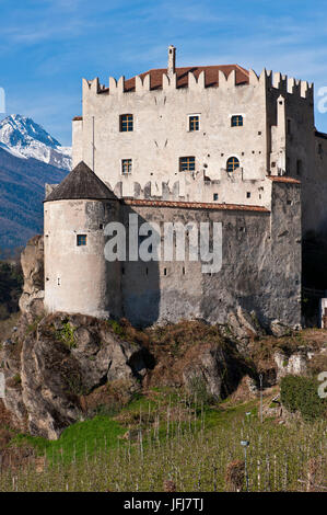 Italien, Südtirol, Vinschgau Kastelbell, Schloss Kastelbell Stockfoto