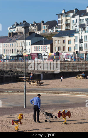 Großbritannien, Nordirland, County Londonderry, Portstewart, Wallgraben Stockfoto