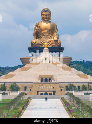 Taiwan, Kaohsiung Stadt, Foguangshan, Buddha Memorial Center Stockfoto
