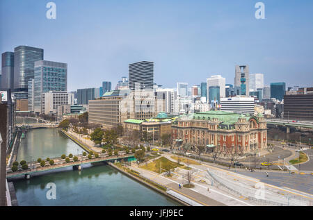 Japan, Kansai, Osaka City, Nakanoshima Central Public Hall Stockfoto