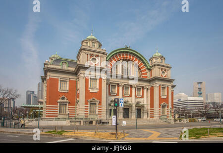 Japan, Kansai, Osaka City, Nakanoshima Central Public Hall Stockfoto