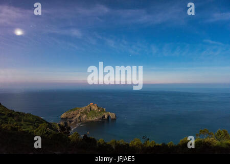 San Juan de Gaztelugatxe - baskischen Land, Spanien Stockfoto