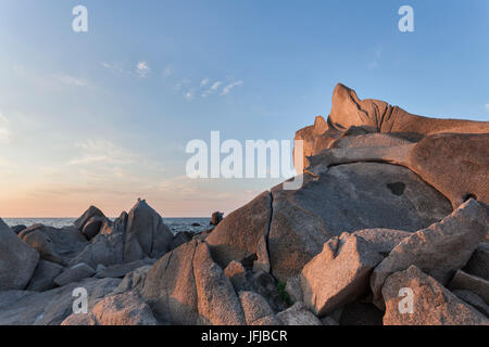 Europa, Italien, Sardinien, Cagliari, Landschaft auf Punta Molentis, Villasimius Stockfoto