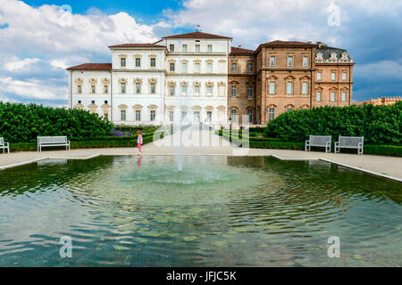 Palast von Venaria, Wohnsitze des königlichen Hauses Savoyen, Provinz Turin, Piemont, Italien Stockfoto