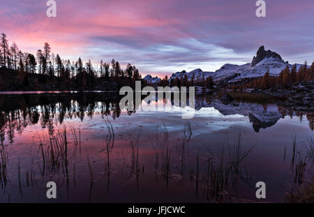 Croda da Lago, Cortina d ' Ampezzo, Belluno, Region Venetien, Italien, Croda da Lago Stockfoto