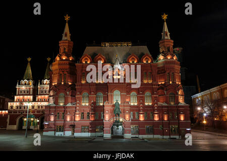 Russland, Moskau, Roter Platz, Staatliches Historisches Museum Stockfoto