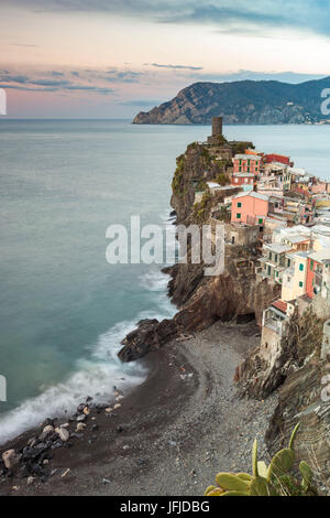 Vernazza, Cinque Terre, Riviera di Levante, Ligurien, Italien Stockfoto