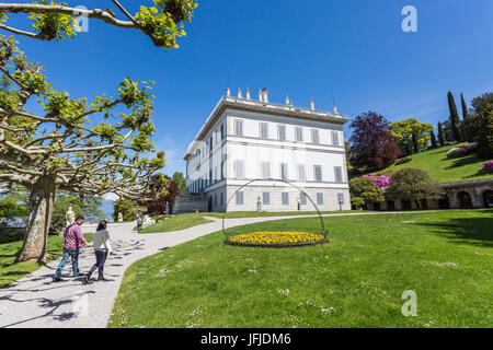 Villa Melzi d ' Eril und seine Gärten, Bellagio, Comer See, Lombardei, Italien Stockfoto