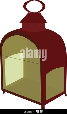 Vintage camping alte Lampe zum Wandern. Vektor-illustration Stock Vektor