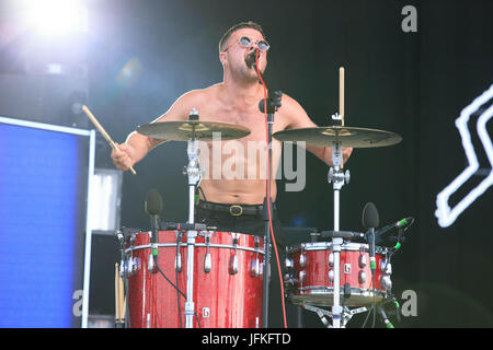 Finsbury Park, London, Vereinigtes Königreich, 1. Juli 2017, Sklaven Isaac Holman, Sklaven auf dem Community-Festival, London 2017. Bildnachweis: Richard Soans/Alamy Stockfoto