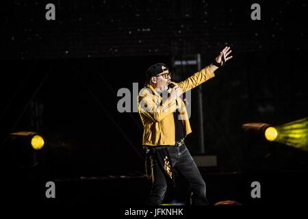 Modena, Italien 1. Juli 2017 Vasco Rossi live bei Vasco Modena Park im Park von Enzo Ferrari in Modena © Roberto Finizio / Alamy Live News Stockfoto