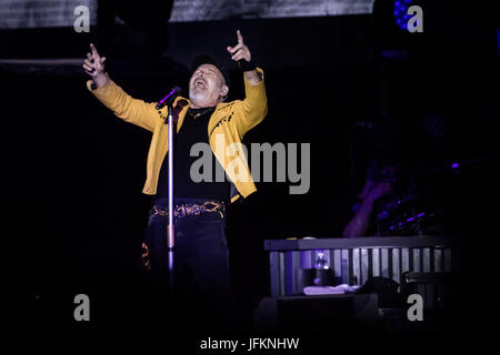 Modena, Italien 1. Juli 2017 Vasco Rossi live bei Vasco Modena Park im Park von Enzo Ferrari in Modena © Roberto Finizio / Alamy Live News Stockfoto