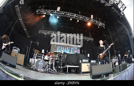 Portsmouth, VIRGINIA, USA. 28. Juni 2017. LILLAKE bringt das Metall in der PORTSMOUTH-Pavillon in PORTSMOUTH, VIRGINIA am 28. Juni 2017. © Jeff Moore 2017 Credit: Jeff Moore/ZUMA Draht/Alamy Live-Nachrichten Stockfoto