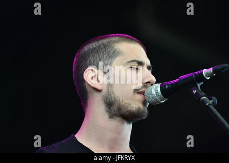 Portsmouth, VIRGINIA, USA. 28. Juni 2017. LILLAKE bringt das Metall in der PORTSMOUTH-Pavillon in PORTSMOUTH, VIRGINIA am 28. Juni 2017. © Jeff Moore 2017 Credit: Jeff Moore/ZUMA Draht/Alamy Live-Nachrichten Stockfoto