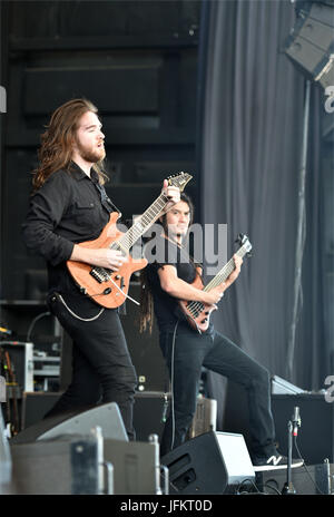 Portsmouth, VIRGINIA, USA. 28. Juni 2017. LILLAKE bringt das Metall in der PORTSMOUTH-Pavillon in PORTSMOUTH, VIRGINIA am 28. Juni 2017. © Jeff Moore 2017 Credit: Jeff Moore/ZUMA Draht/Alamy Live-Nachrichten Stockfoto