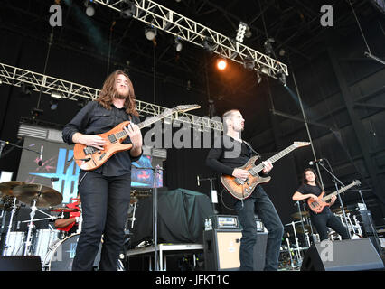 Portsmouth, VIRGINIA, USA. 28. Juni 2017. LILLAKE bringt das Metall in der PORTSMOUTH-Pavillon in PORTSMOUTH, VIRGINIA am 28. Juni 2017. © Jeff Moore 2017 Credit: Jeff Moore/ZUMA Draht/Alamy Live-Nachrichten Stockfoto