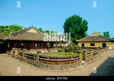 Palast in der Zitadelle, Hue, Vietnam Stockfoto