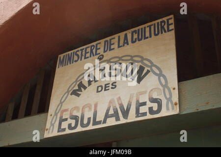 La Maison Des Esclaves, Haus der Sklaven, Insel Goree Senegal Stockfoto