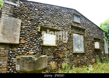 Beinhaus in der Grote Kerk-Hof, Bury St Edmunds, Suffolk, UK Stockfoto