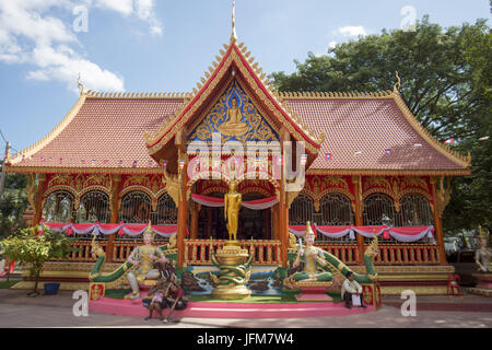 LAOS VIENTIANE WAT SI MUANG Stockfoto