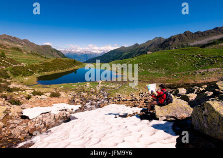 Val di Tartano, Sondrio, Lombardei, Italien Stockfoto