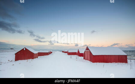 Eggum, Lofoten Inseln, Norwegen Stockfoto