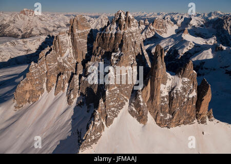 Drei Gipfel von Lavaredo Misurina, Belluno Provinz, Region Venetien, Italien Europa Stockfoto