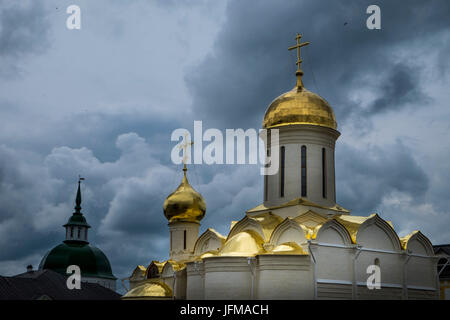 Heilige Dreifaltigkeit Saint Sergius Lavra, Sergiyev Posad, Moskau Region, Russland, Eurasien, Stockfoto