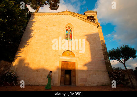 Europa, Italien, Umbrien, Terni Bezirk, Kirche von San Lorenzo, San Gemini, Stockfoto