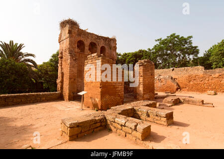 Nordafrika, Marokko, Hauptstadt Rabat, archäologische Stätte Chellah Stockfoto