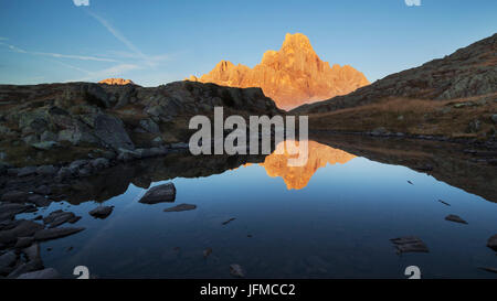 Cimon della Pala, Pale di San Martino, San Martino di Castrozza, Dolomiten, Trentino, Italien Stockfoto