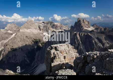 Dolomiten von Sexten, Südtirol, Italien Stockfoto