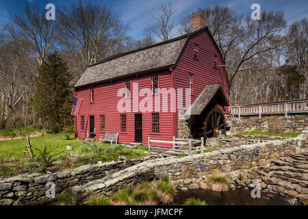 USA, Rhode Island, Saunderstown, Gilbert Stuart Birthplace, Heimat der frühen amerikanischen Maler Stockfoto